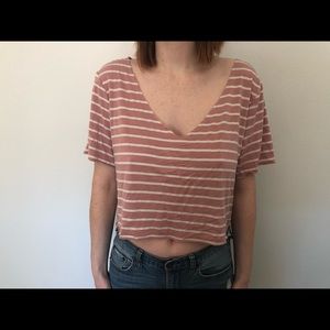 Striped Crop Top